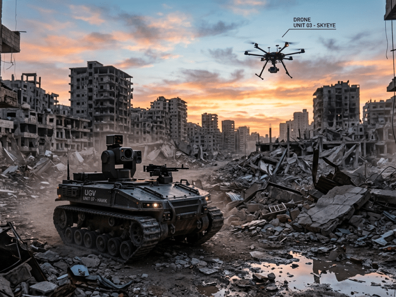 O futuro chegou: Ucrânia anuncia a primeira captura “all-robot”