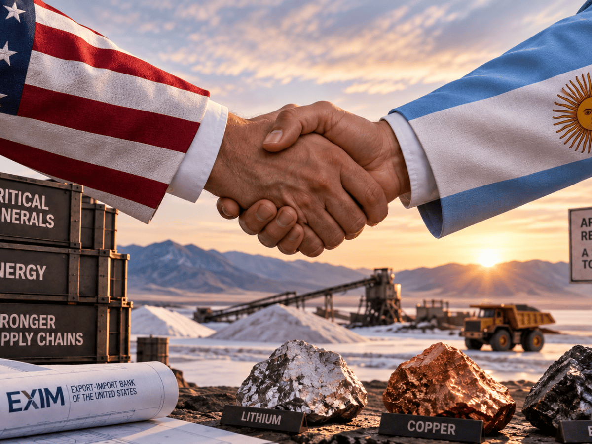 EUA usarão até US$ 7 bilhões do EXIM Bank para minerais e energia na Argentina