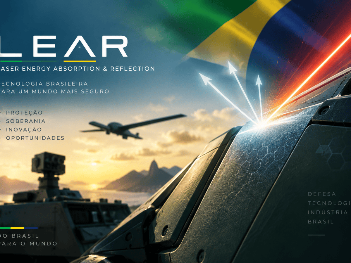 Proteção contra armas laser? LEAR, tecnologia brasileira, mira novo mercado